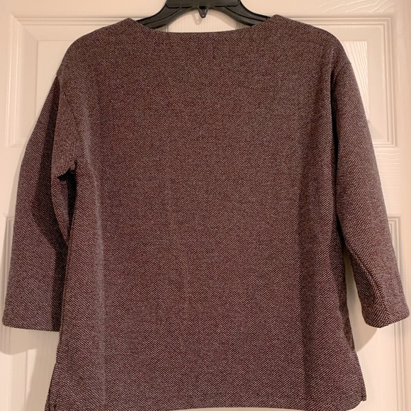 Banana Republic Envelope Sleeve Burgundy Top - Picture 4 of 6